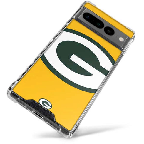 NFL Green Bay Packers Large Logo Google Pixel 7 Pro Clear Case